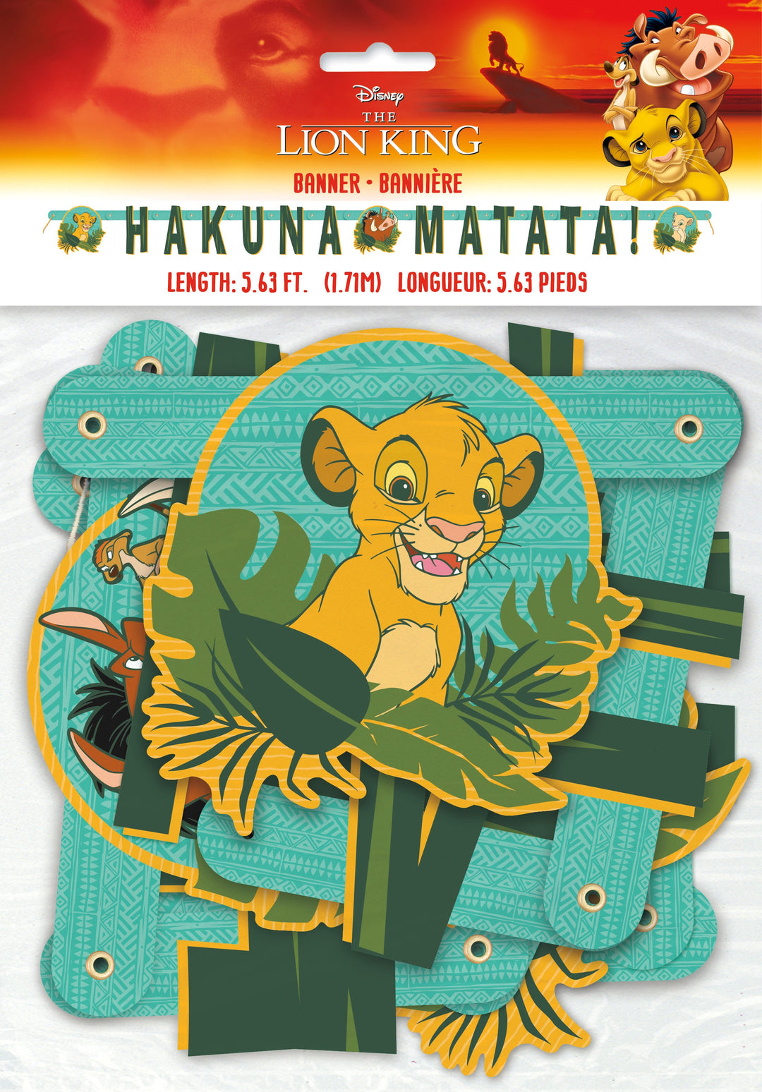 Affordable Lion King Themed Party Banner - Easy Setup, Coordinate & Celebrate!