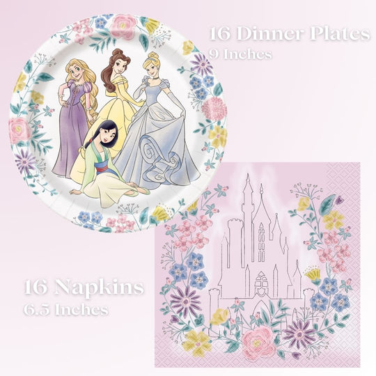 Disney Princesses 2 Bundle: 33 Party Supplies for Magical Birthdays!