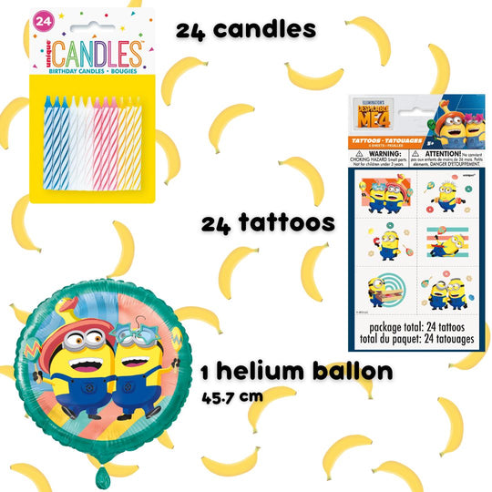 Despicable Me Party Supplies Bundle - Ultimate Fun for Birthdays!