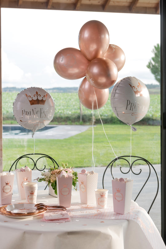 Ballon mylar d'anniversaire flottant extra-long, hit parfait de fête en rose attrayant