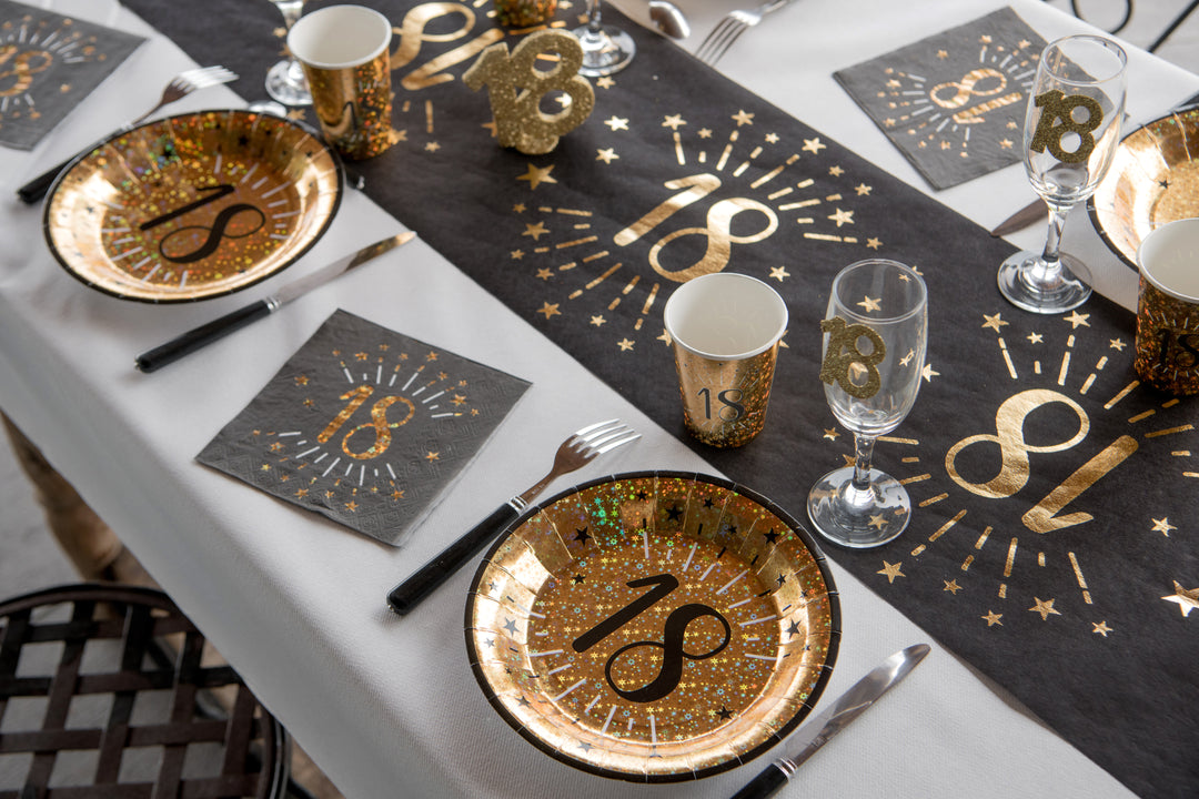 30th Birthday Party Bundle: All-in-One Gold Celebration Solution!