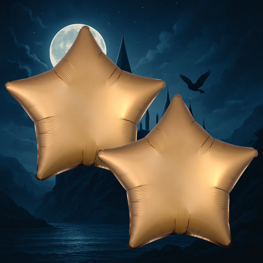 Harry Potter Themed Balloon Bouquet: Set of 5 Foil Balloons