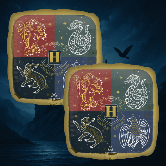 Harry Potter Themed Balloon Bouquet: Set of 5 Foil Balloons