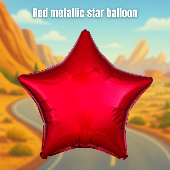 Cars 3 Lightning McQueen Balloon Bouquet: Set of 5 Foil Balloons