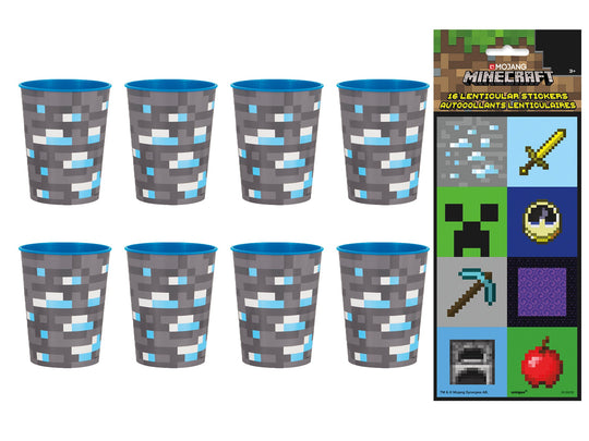 Minecraft Mania Party Bundle - All-Inclusive, Officially Licensed, Instant Fun