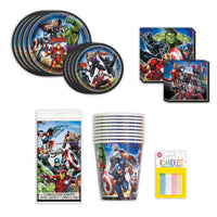 Avengers Ultimate Party Bundle: Complete Sets for 8 Guests - Instant Party Fun!