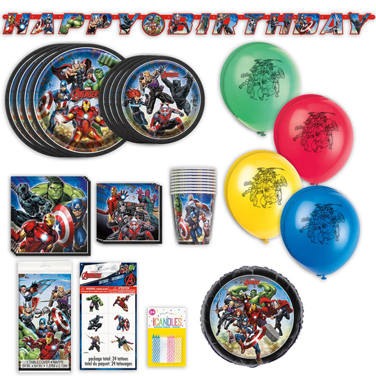 Ultimate Avengers Prêt-à-fêter: Boîte de Fête Complète, License Officielle Fun!