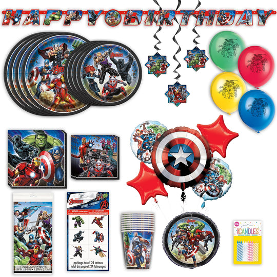 Avengers Ultimate Party Bundle – Complete Decor Set, Instant Fun Guaranteed!