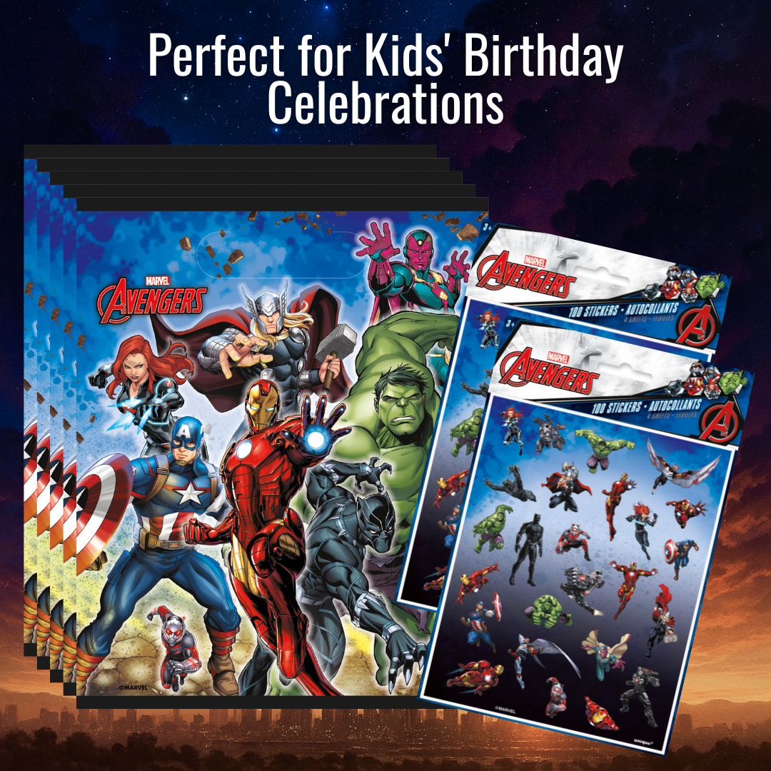 Avengers Party Supplies Bundle: Unbeatable Value for Epic Fun!