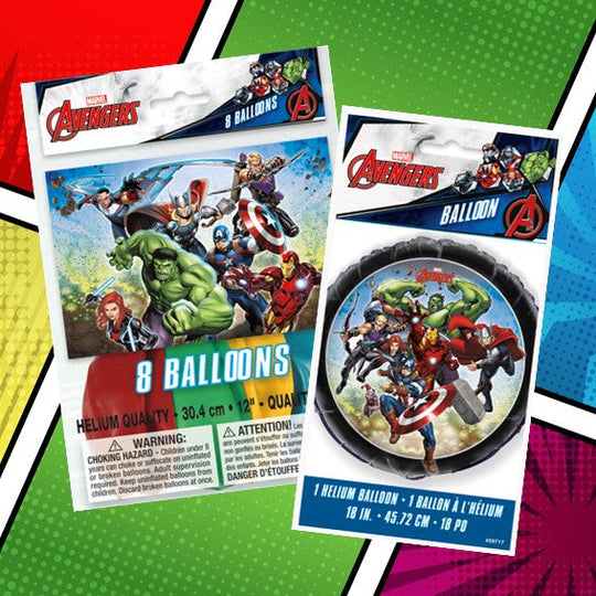 Avengers Party Bundle - 9 Official Licensed Supplies for Epic Fun!