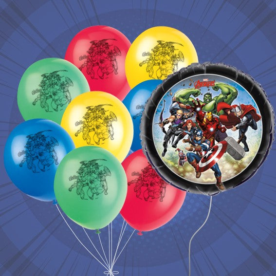 Avengers Party Bundle - 9 Official Licensed Supplies for Epic Fun!