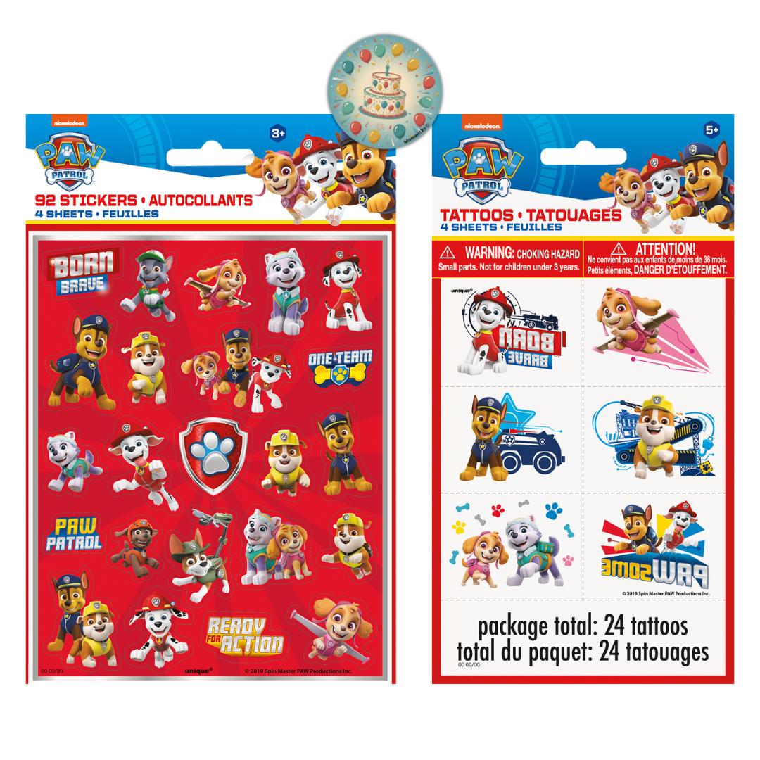 Paw Patrol Party Bundle – 116 Fun Supplies for Effortless Celebrations!