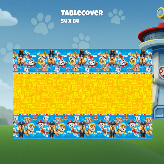Paw Patrol Ultimate Party Bundle - Tablecloth, Banner, Balloons - Official Collection for Effortless Planning!
