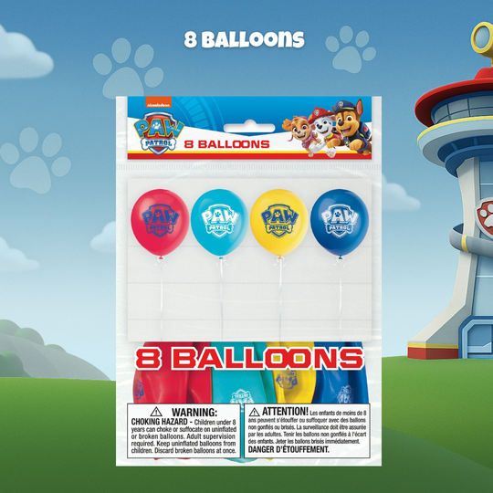 Paw Patrol Ultimate Party Bundle - Tablecloth, Banner, Balloons - Official Collection for Effortless Planning!