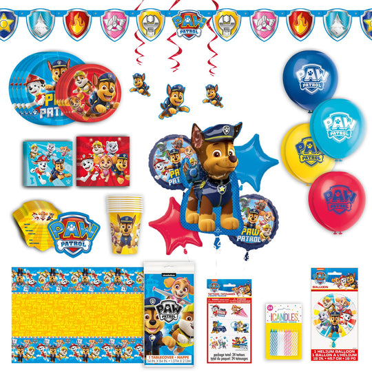 Paw Patrol Ultimate Birthday Party Kit - 131 Piece Set for 8 Guests - Officially Licensed Fun