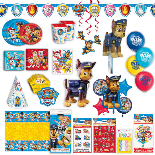 Ultimate Paw Patrol Party Bundle- All-in-One Fun for 8 Kids!