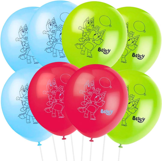 Bluey Birthday Party Bundle - Foil & Latex Balloons - Ultimate Fun Package!