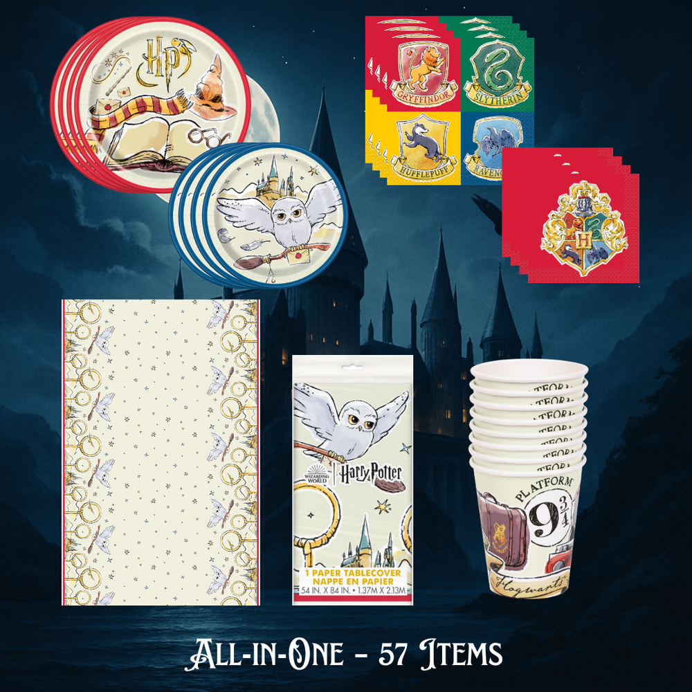 Ultimate Harry Potter Party Bundle: Complete Supplies for Magical Moments