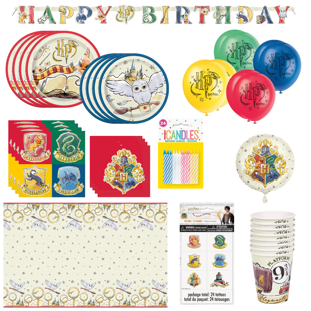Harry Potter Party Bundle - Complete Supplies for Magical Celebrations!