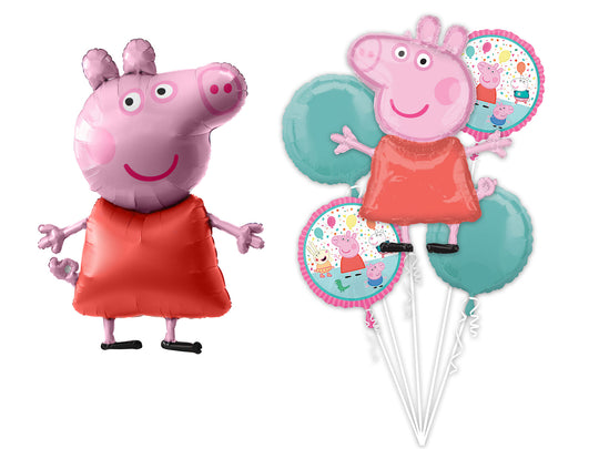 Peppa Pig Party Bundle - Giant Balloon & Essential Supplies - Joy Now!