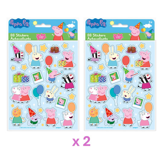Peppa Pig Party Bundle: Stickers & Loot Bags for Effortless Celebrations