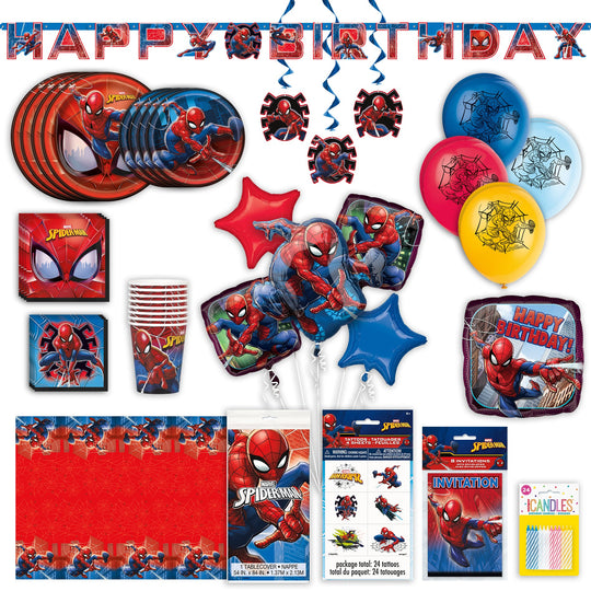 Spider-Man Full Party Bundle: All You Need for Ultimate Superhero Birthday Fun