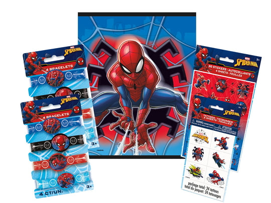 Spectacle Spider-Man: Ensemble indispensable pour sacs à surprises!