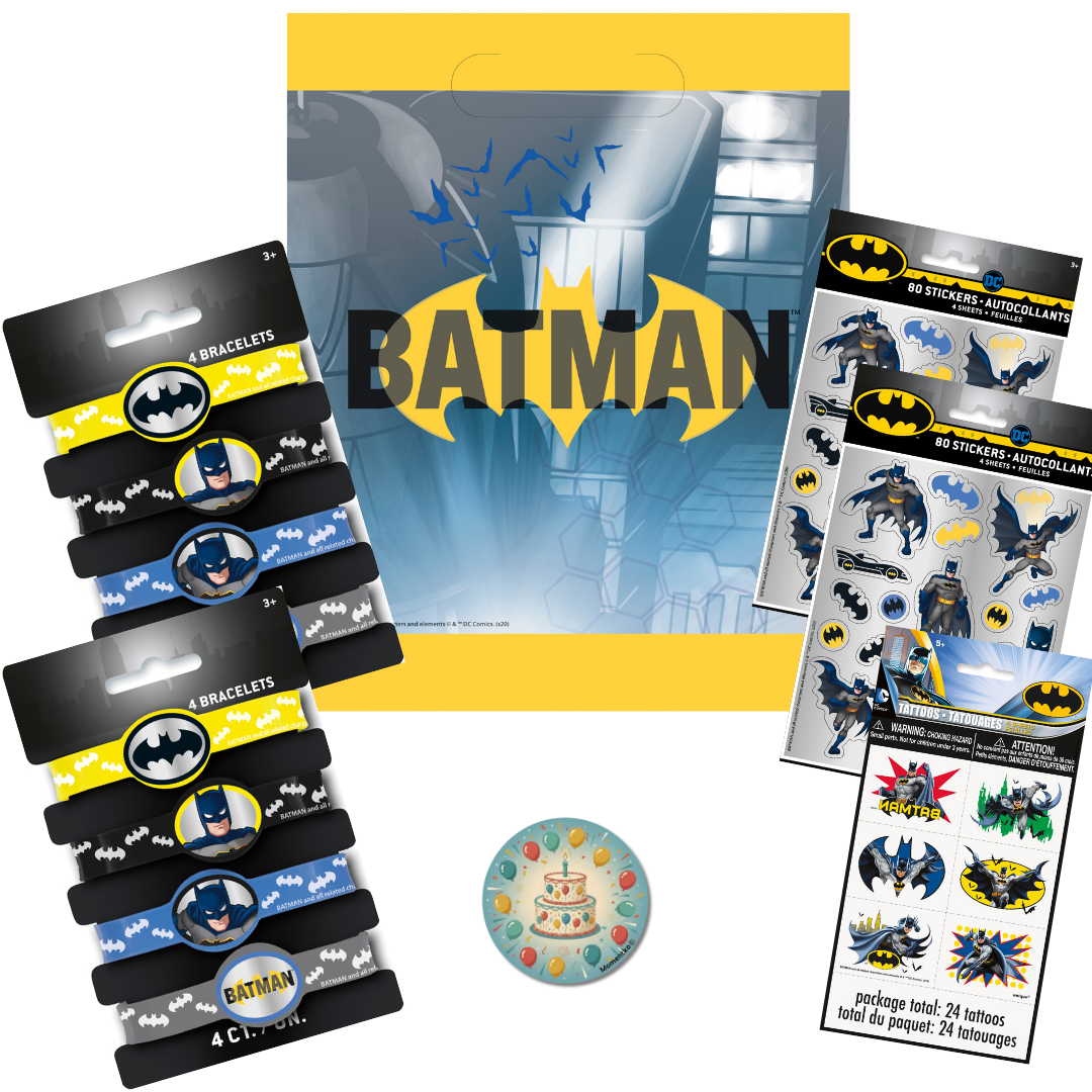 Batman Party Supplies Bundle - Ultimate Fun for Unforgettable Birthdays!