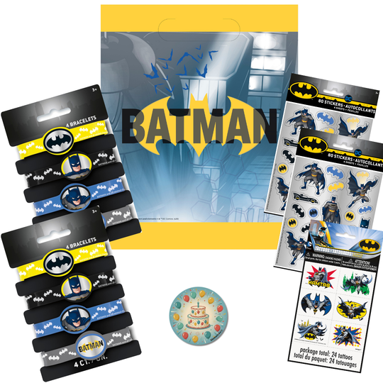 Batman Party Supplies Bundle - Ultimate Fun for Unforgettable Birthdays!