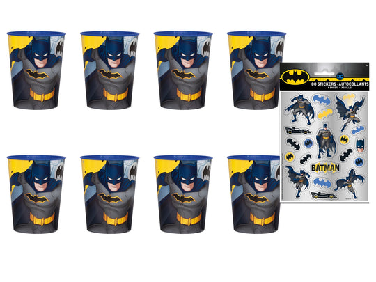 Lot de Fête Thème Batman de 108pcs : Amusement Infini en un Clic!