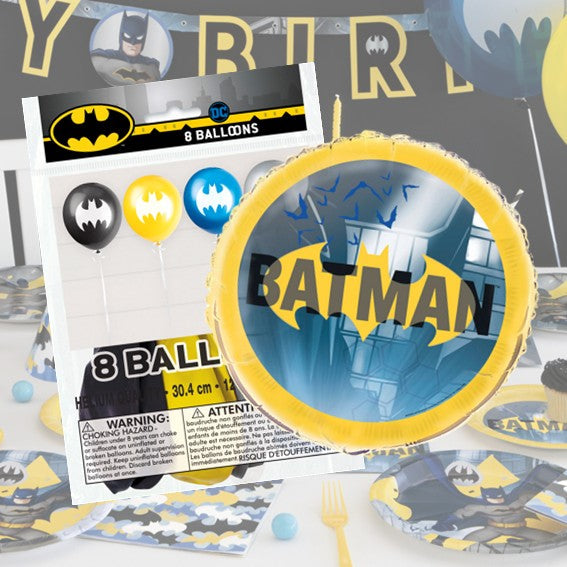 Batman Party Balloon Bundle - Unbeatable Value for Epic Birthdays!