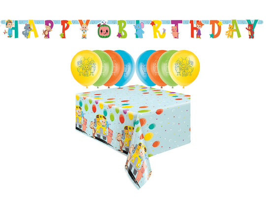 CocoMelon Party Supplies Bundle: Ultimate Birthday Solution, Officially Licensed!