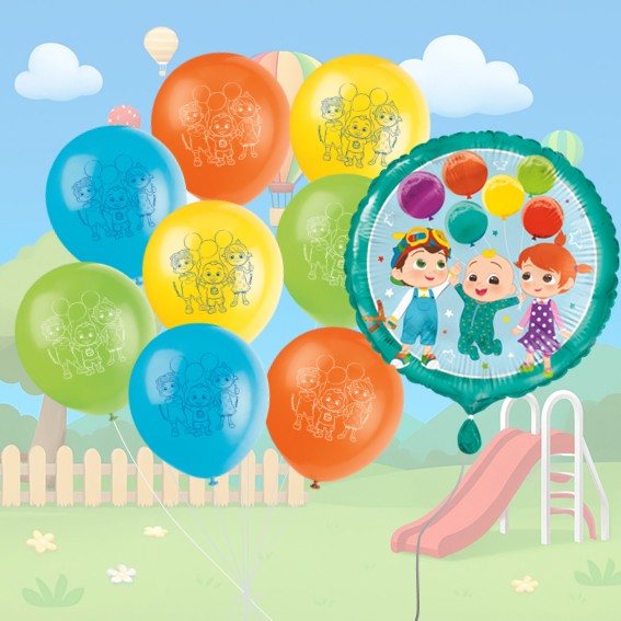 CocoMelon Party Supplies Bundle: Effortless Fun for Unforgettable Birthdays!