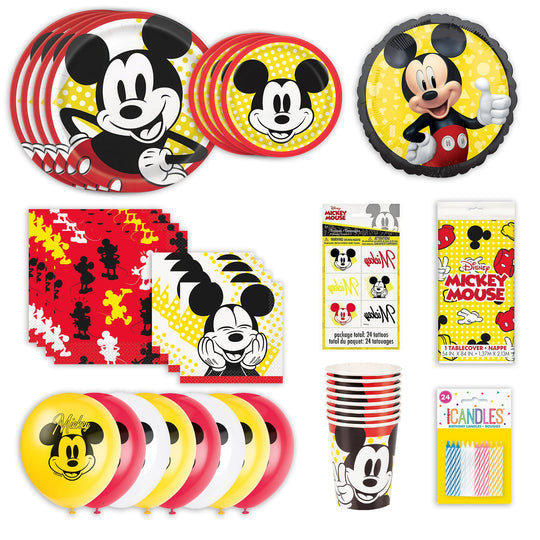 Mickey Magic: Complete Party Pack for 8 Guests - Immerse in Ultimate Fun!