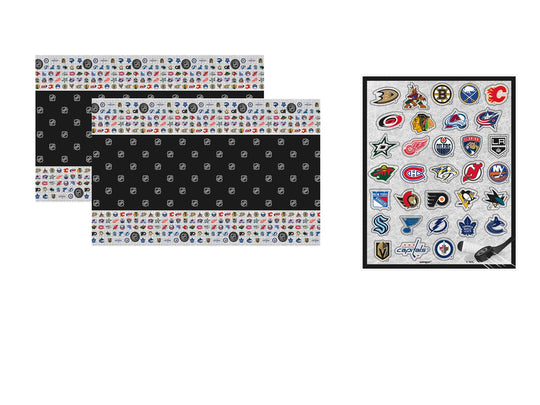 NHL-Themed Party Bundle: Ultimate 130pc Set - Officially Licensed for Unforgettable Birthdays & Anniversaries