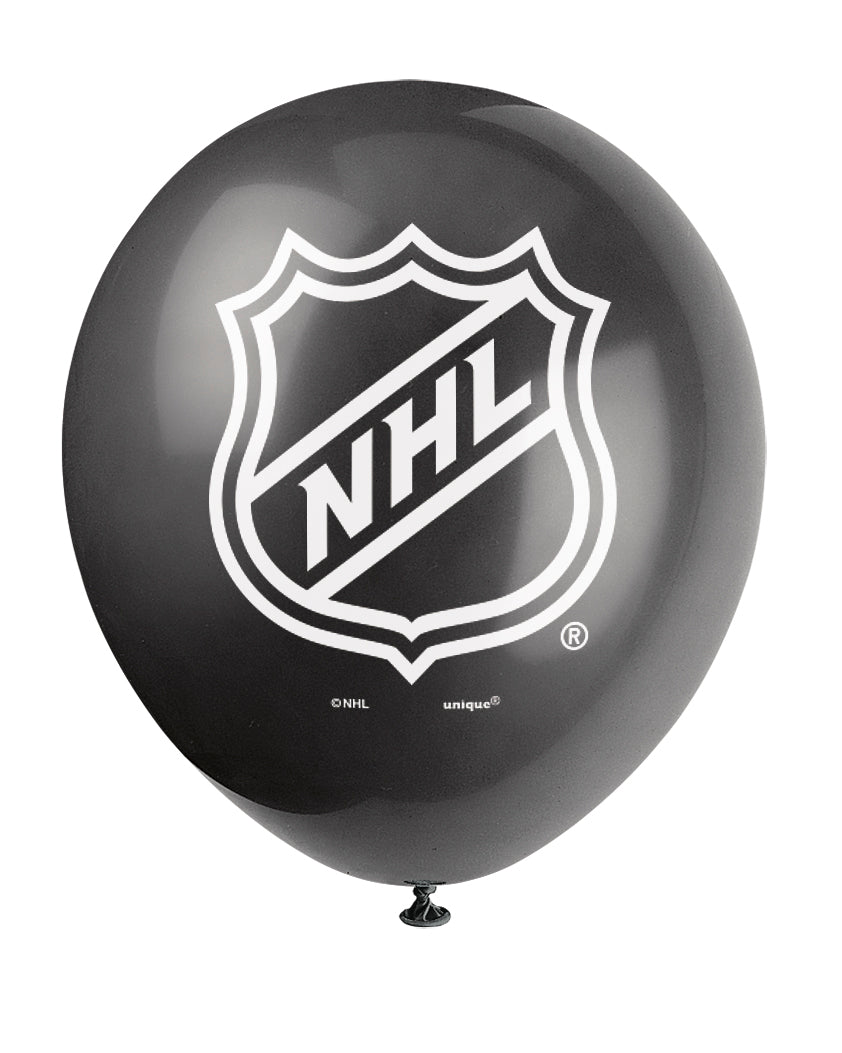 NHL Party Bundle: Foil Balloon & Plates – Ultimate Celebration Kit!