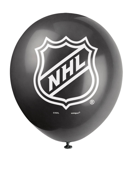 NHL Party Bundle: Foil Balloon & Plates – Ultimate Celebration Kit!