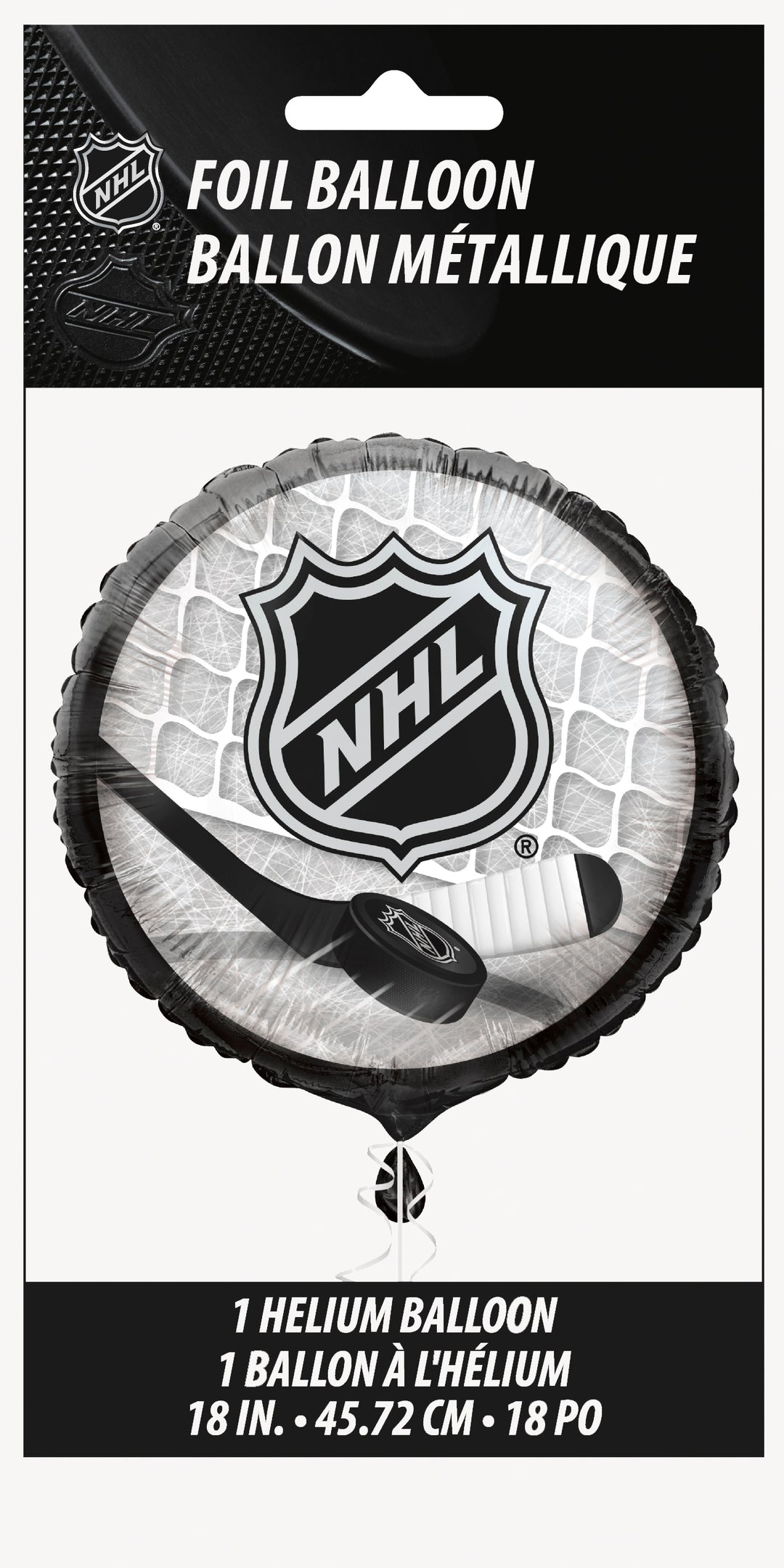 NHL Party Bundle: Foil Balloon & Plates – Ultimate Celebration Kit!