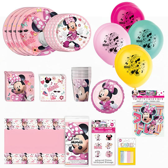 Minnie Mouse Party Pack: All-Inclusive Fun, Officially Licensed Birthday Set