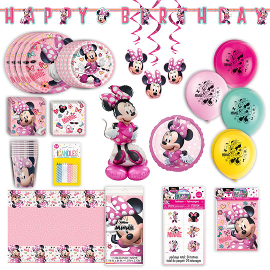 Minnie Mouse Complete Party Bundle - All-In-One Fun, Just Add Guests!