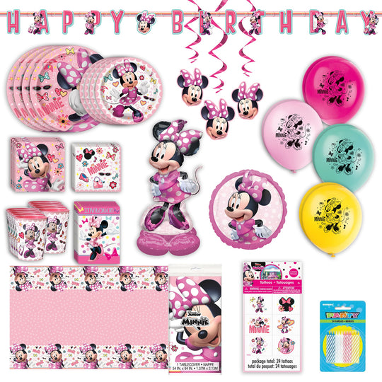 Minnie Mouse Party Bundle – Complete Supplies for Unforgettable Fun!