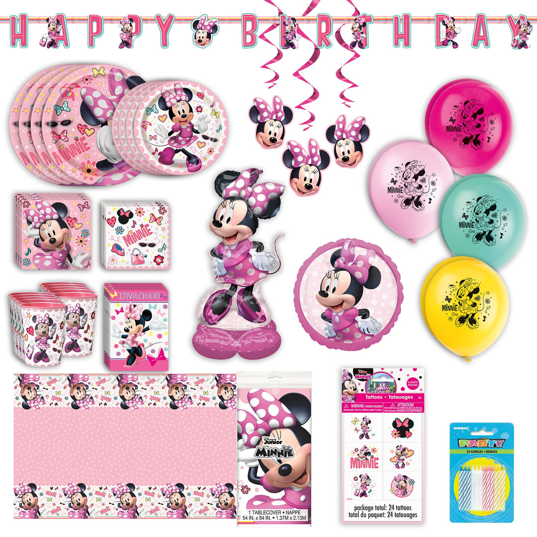 Minnie Mouse Party Bundle – Complete Supplies for Unforgettable Fun!