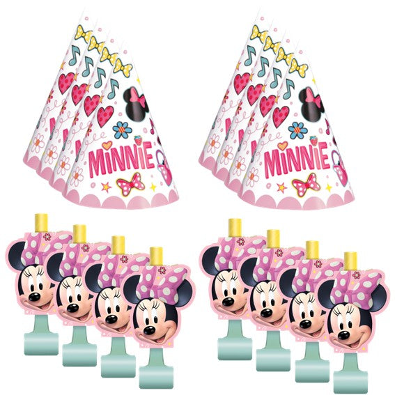 Minnie Mouse Party Bundle: Hats & Blowouts for Effortless Fun!