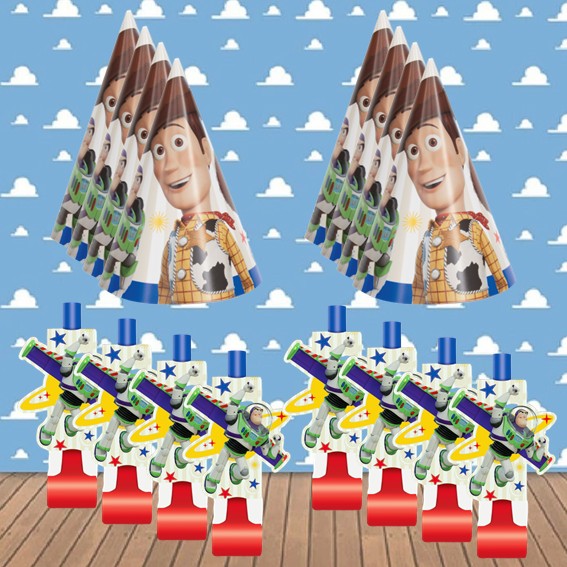 Toy Story Party Supplies Bundle - Fun Hats & Blowouts - Ultimate Fun!