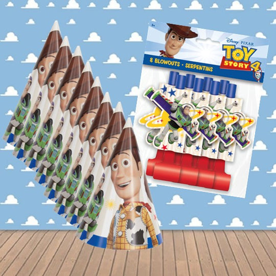 Toy Story Party Supplies Bundle - Fun Hats & Blowouts - Ultimate Fun!