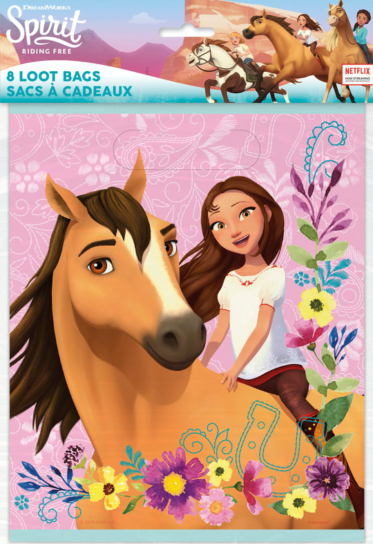 Spirit Riding Free Party Bundle - 80 Stickers & Loot Bags - Ultimate Fun!