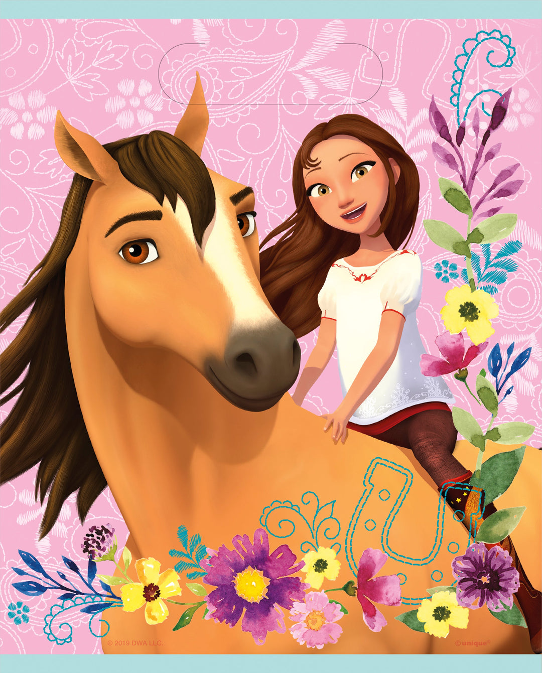 Spirit Riding Free Party Bundle - 80 Stickers & Loot Bags - Ultimate Fun!