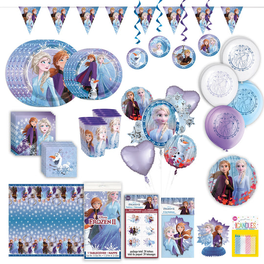 Frozen Party Supplies Bundle: Complete Celebration Solution for Kids!