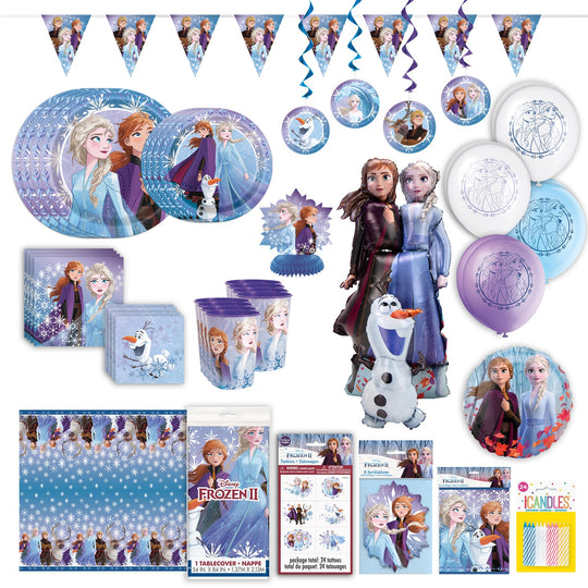 Ultimate Frozen Party Supply Bundle - All-In-One Official Licensed Magical Joy Box