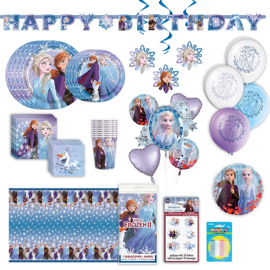 Frozen Theme Complete Party Bundle: All You Need for Unforgettable Fun!